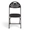 Atlas Commercial Products TitanPRO Fanback Plastic Folding Chair, Black FPFC2BK - alternate 4